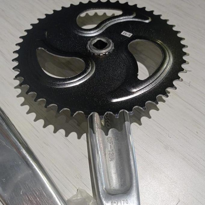 Crank Lasco alloy 44T/46T Klasik