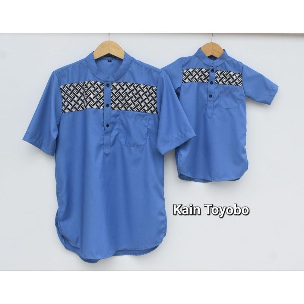 MURAH BAJU KOKO KURTA COUPLE AYAH DAN ANAK LAKI LAKI LILAC LEMON MUSTARD