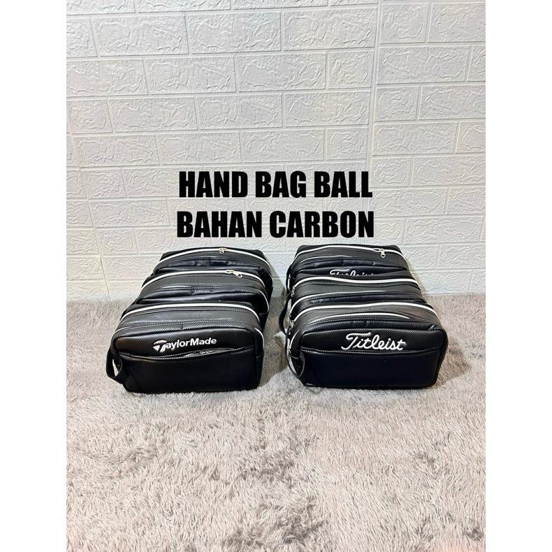 BEST DEALS TAS BOLA GOLF POUCH HAND BAG BALL GOLF TAS POUCH SERBAGUNA PREMIUM - TAS BOLA GOLF LOKAL 