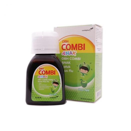 Obh Combi Batuk Flu Anak Apel 60 Ml / Obat Batuk Flu Anak / Kimia Farma