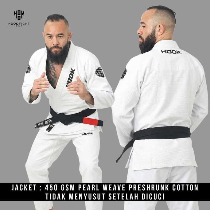 Bjj Gi Hook Baju Jiujitsu Seragam Jujitsu GH011