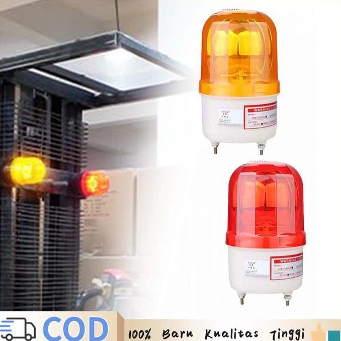 SIAP KIRIM Lampu Rotary 220 Volt Warning Light Warning Lamp Led Lampu Warning Light