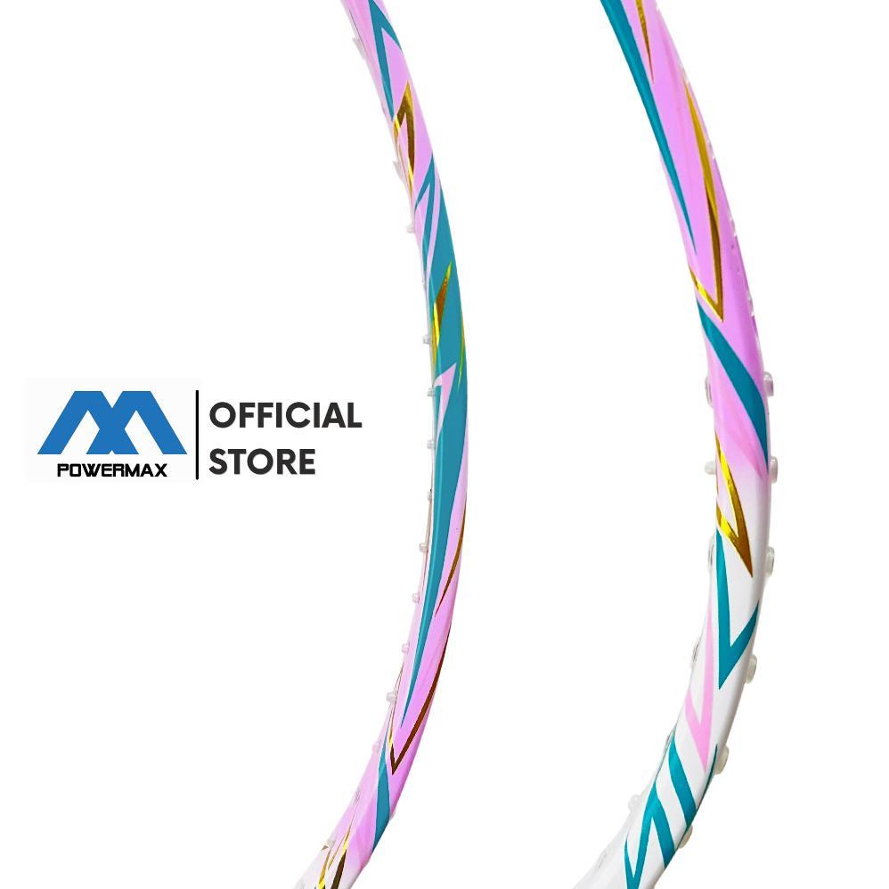 Hot Deals Powermax Raket Badminton Air Booster 100 Ringan 7U 30 Lbs Frame Bulutangkis Wanita Full Ca