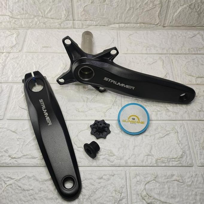 Ready Crank HT2 Hollowtech 2 STRUMMER CW098 BCD 104 Symmetric Arm 170mm 165mm Alloy Sepeda MTB Roadb