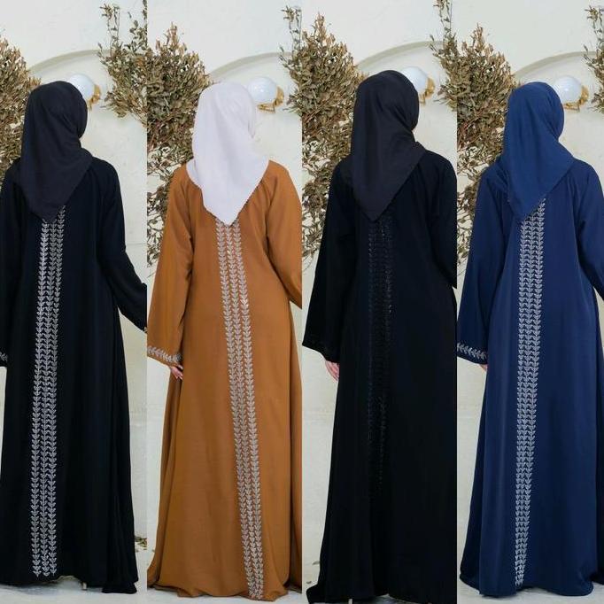 READY LEBARAN MEWAH NEW Abaya Kamelya free belt by Baabud.collection abaya hitam abaya busui Cantik 