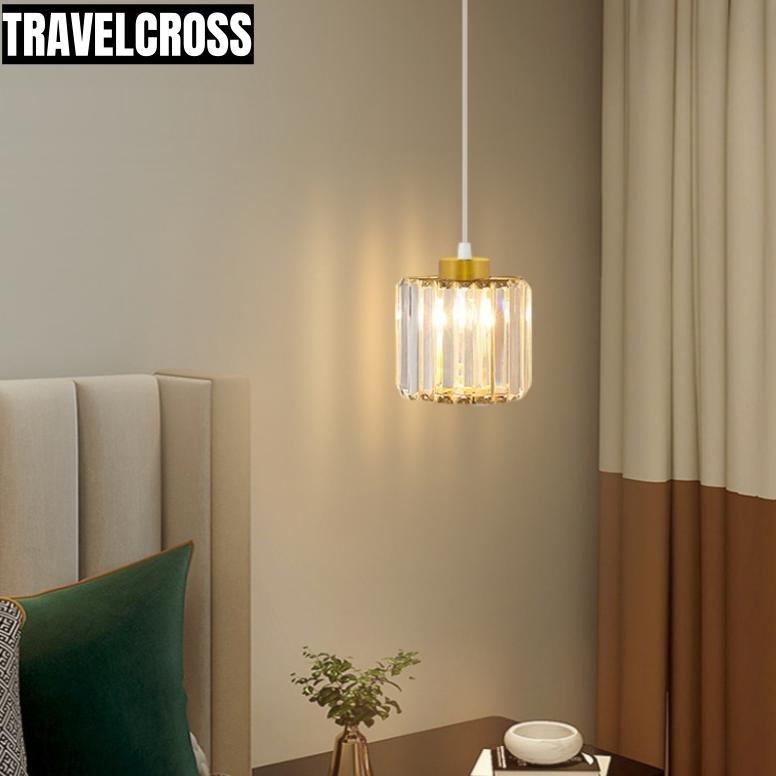 Murah !!! Travelcross Lampu Plafon Gantung Kristal Minimalis Lampu Gantung Lampu Plafon Gantung Kris