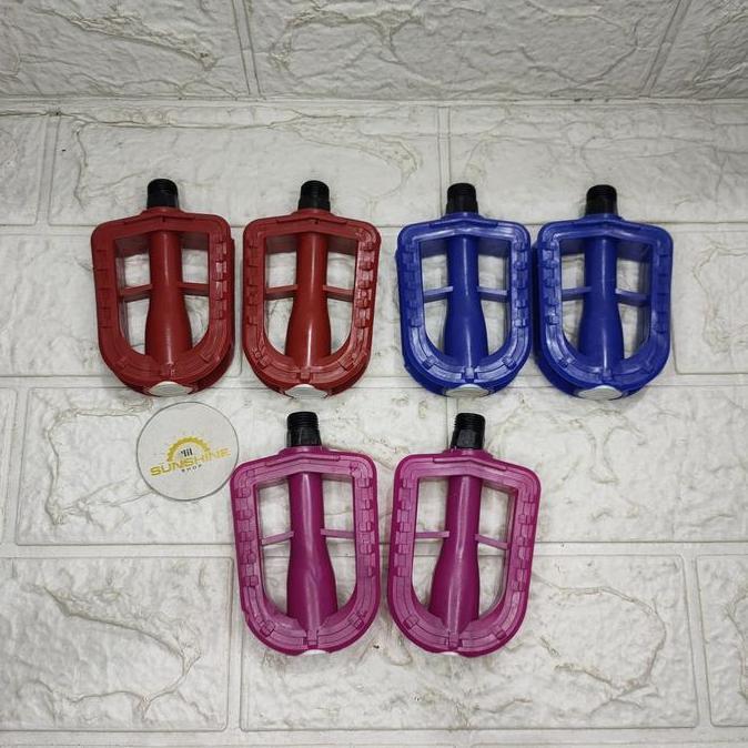 Ready Pedal As Besar Sepeda Anak 12 16 18 MICHEL 9/16 PVC Untuk Crank Gir Tengah As BB Kotak Dan As 