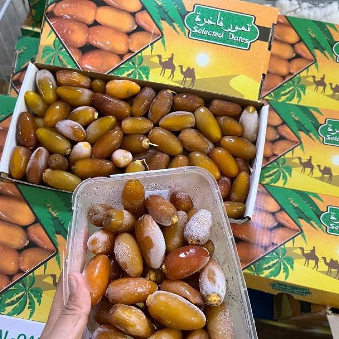 Kurma Muda Ruthob Libya Fresh Lembut Kaya Nutrisi Tahan 6 Bulan di Freezer Manfaat untuk Kesehatan T