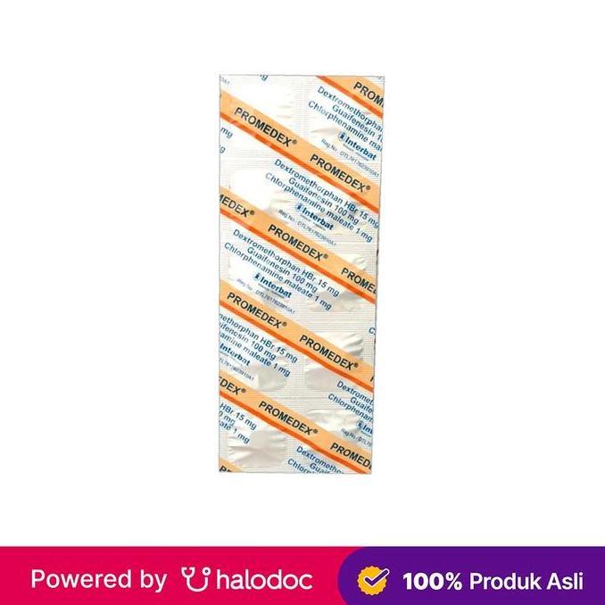 Promedex 10 Tablet - Obat Batuk & Flu - Halodoc