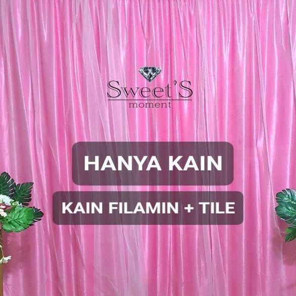 Ready !!! Paket Backdrop Lengkap Hiasan Lamaran Pernikahan Dekorasi dilapisi tile