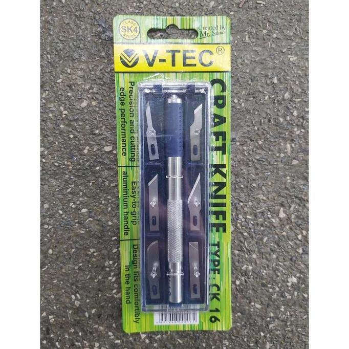 New Craft Knife V-Tec CK 16 / Vtec Pisau Cutter Ukir CK-16