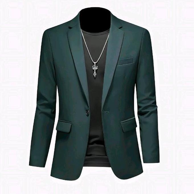 Jas formal / Jas wisuda / jas nikah / Jas warna hijau botol / merah /hitam / manggis / Jas pria slim