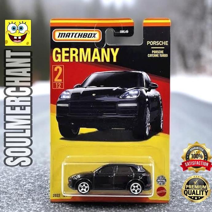 New  MATCHBOX GERMANY SERIES PORSCHE CAYENNE TURBO - CARRERA GT LBWK