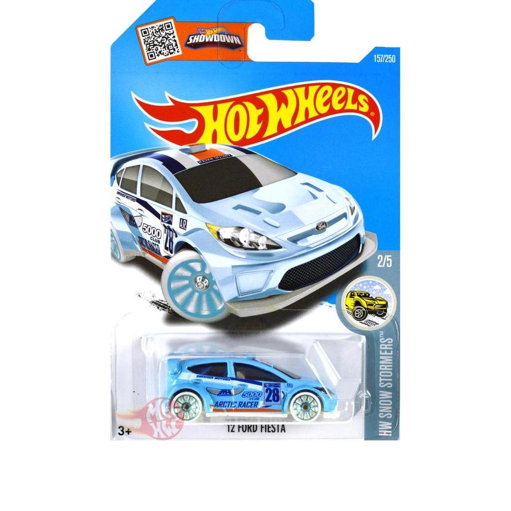 New  '12 Ford Fiesta BIRU / BLUE HERALDA SPECIAL - HW Hot Wheels Hotwheel