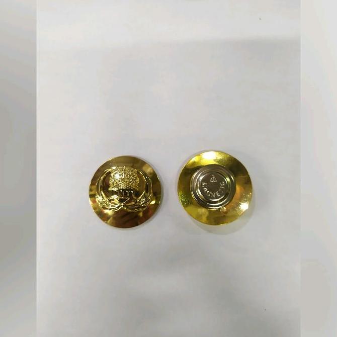 pin korpri tumpuk emas ukuran 4 cm pin korpri tumpuk premium ukuran besar murah