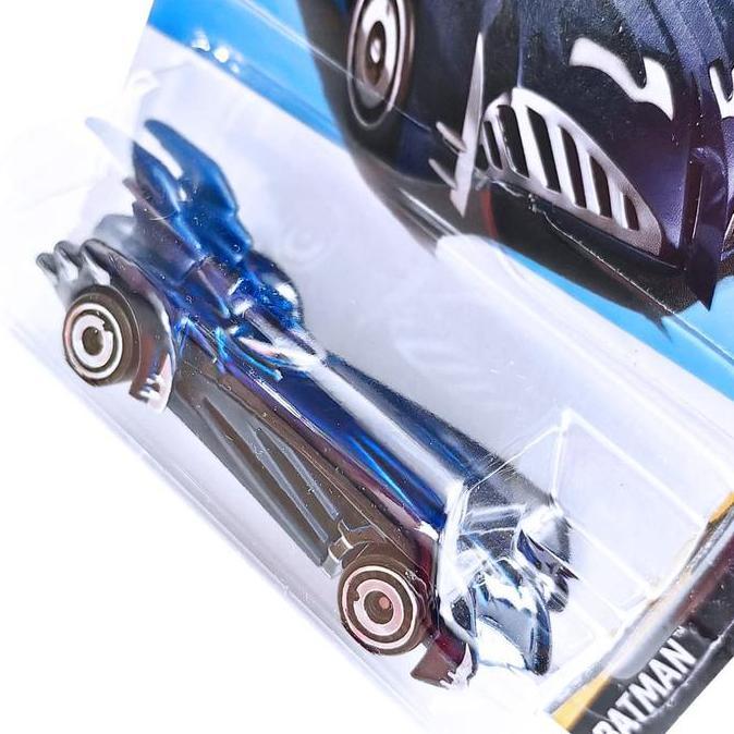 New  Hot Wheels Batman & Robin Batmobile Biru Hitam - Diecast Mobil Batman