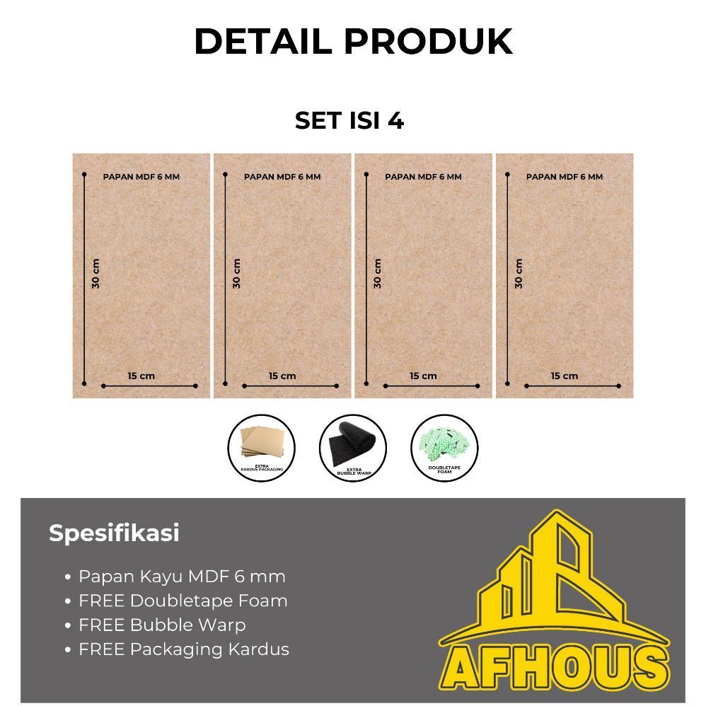 Grosir Hiasan Dinding Peta Indonesia Satu Set Hiasan Dinding Aesthetic Set Kayu Isi 4 ( 15X30 ) Post