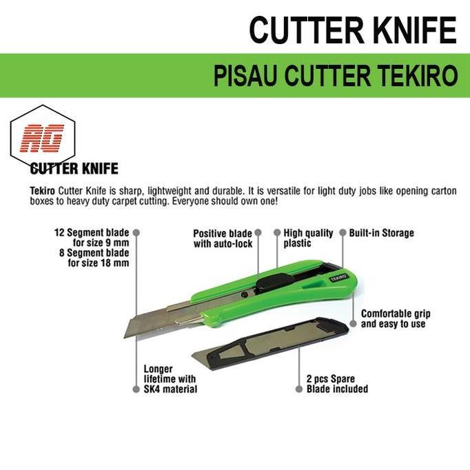 New TEKIRO Pisau Cutter / TEKIRO Cutter Knife