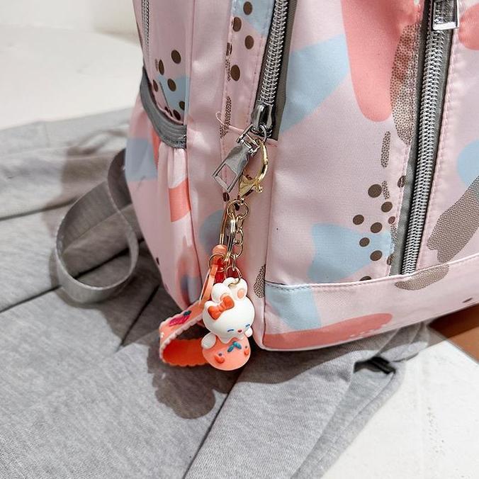 New  Tas Ransel Wanita Fashion Free Gantungan 8452A 8452B Backpack Cewek