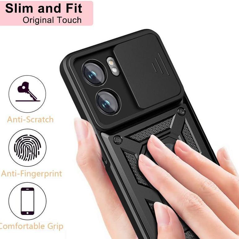 BEST SALE Oppo A57S - A57 2022 Case SLIDE ARMOR CAMERA PROTECTION Case Casing Hp Oppo A57S - A57 202