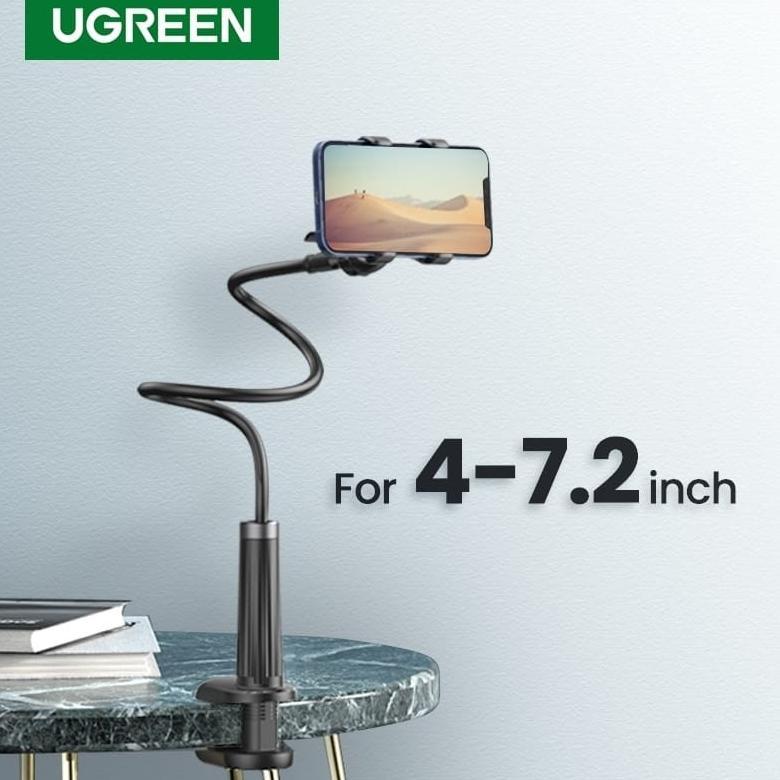HOT DEALS Ugreen Holder Tripod Desk Phone Holder 360 Lazypod Video Vlog Stand Hp Panjang Jepit Meja 