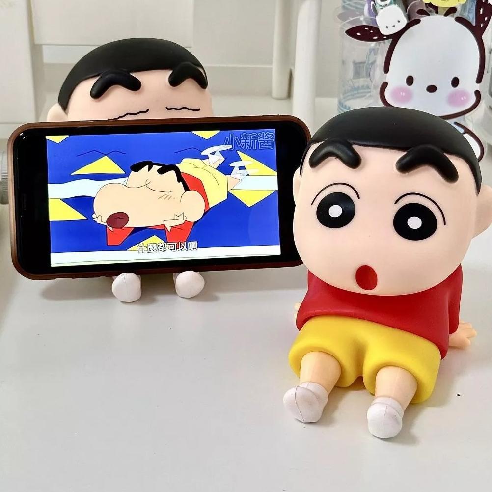 NEW CRAYON SHINCHAN / HOLDER PHONE / SHIN-CHAN PHONE HOLDER / SANDARAN HP / PENYANGGA HP SINCHAN / H