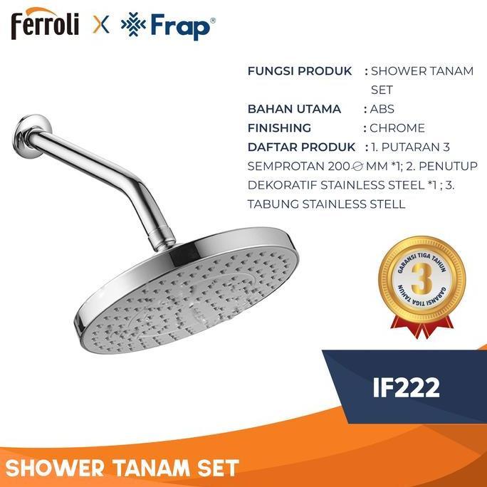 TERLARIS!! FERROLI FRAP SHOWER TANAM / SHOWER DINDING / WALL SHOWER FRAP IF222