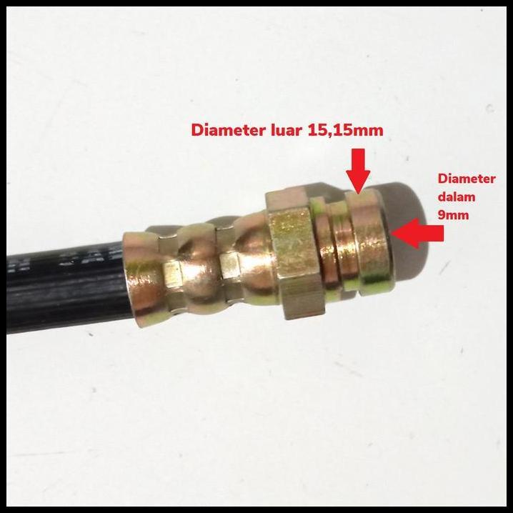 DISKON SELANG REM BELAKANG JEEP WILLYS / CJ2A CJ3 CJ5 CJ6 - 41CM 