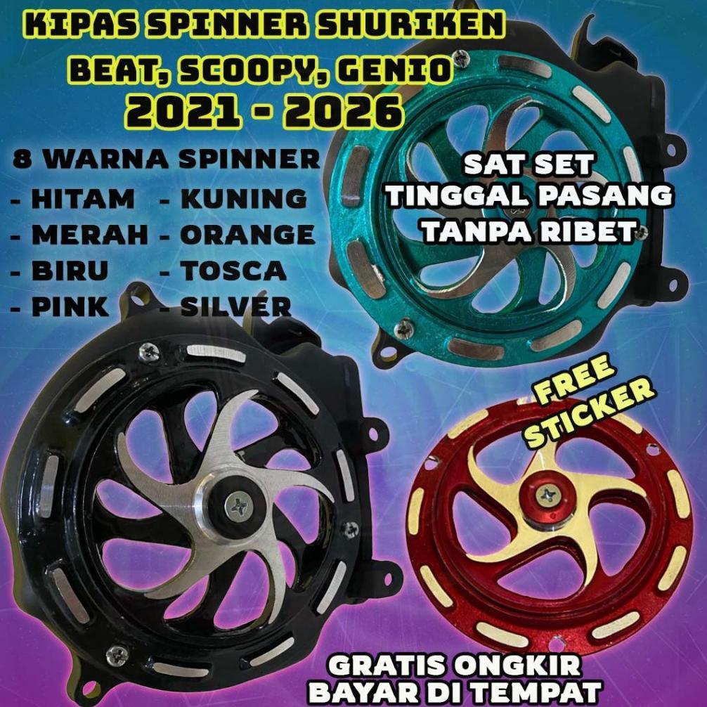 Terlaris Spinner Beat 2021 - 2026 Tutup Kipas Beat 2021 - 2026 Tutup Kipas Spinner Shuriken Beat 202