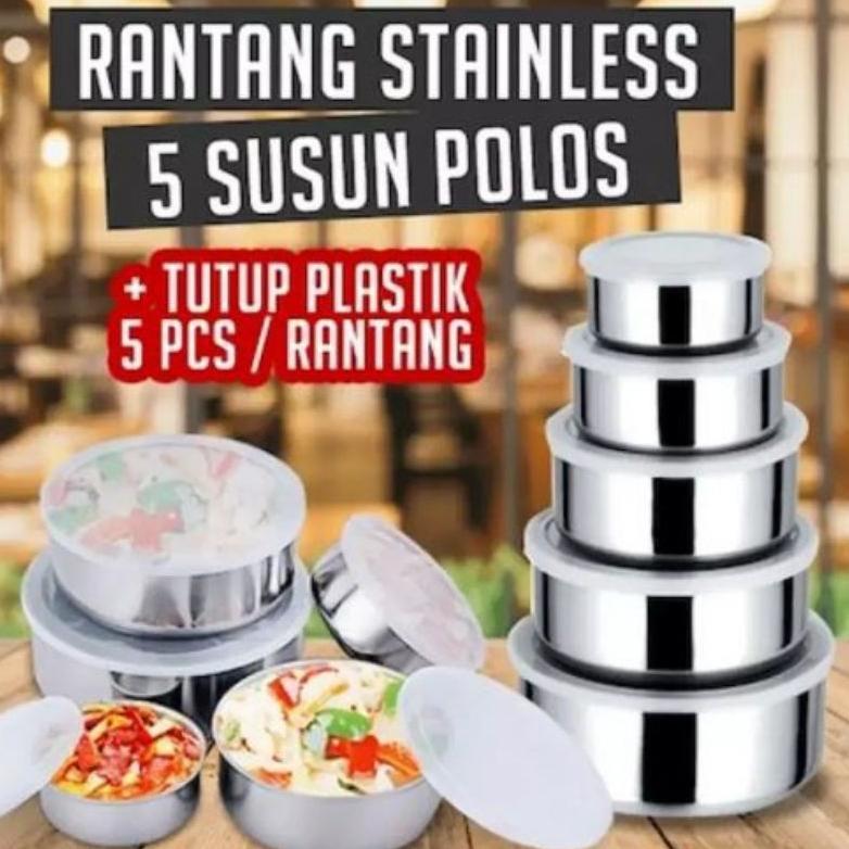 Big Sale Rantang Stainless Steel Susun 5 / Rantang Susun / Rantang Susun 5