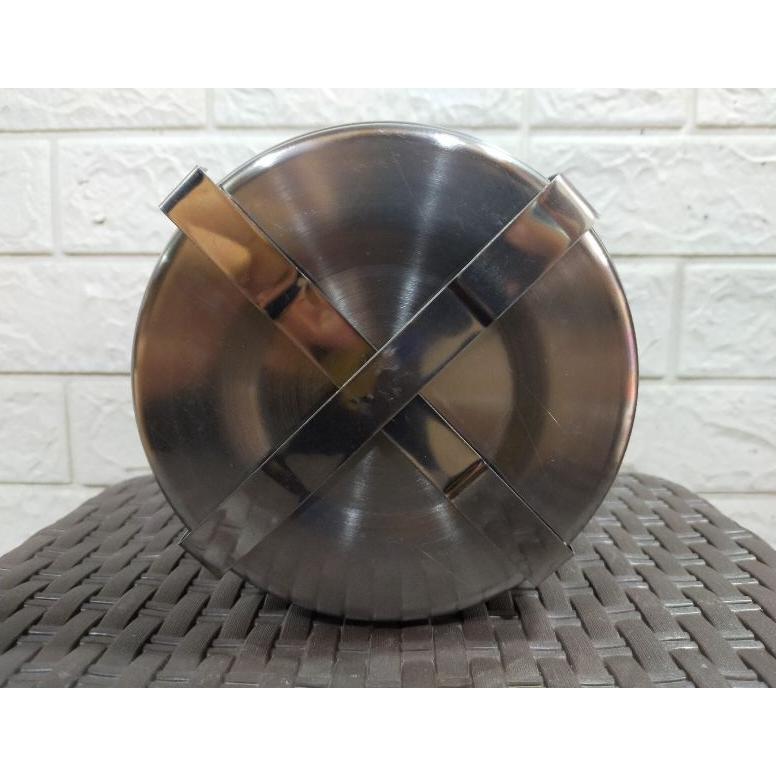 Promo Terbaru Rantang Stainless Stell Jepit 2 Susun 14Cm / Rantang Jepit Kecil / Rantang Makanan 14X