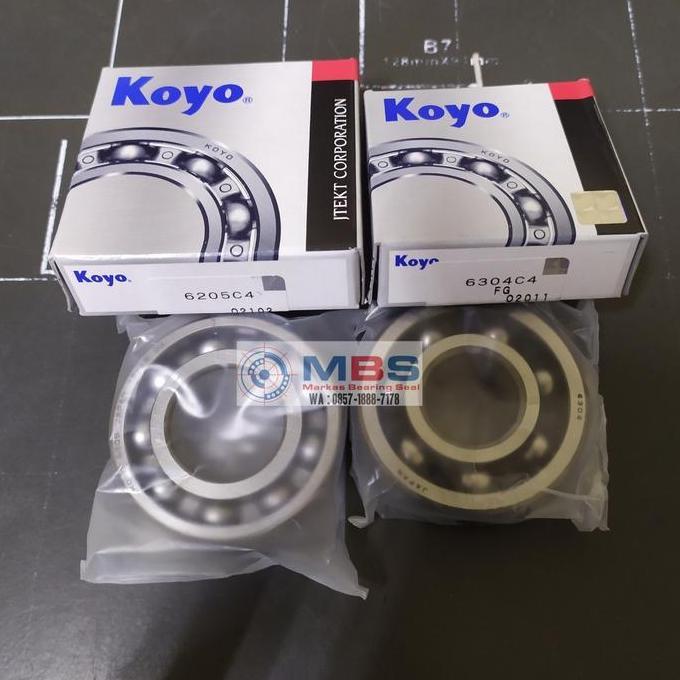 NEW BEARING KRUK AS MOTOR RX KING 6205 C4 6304 C4 MERK KOYO ASLI