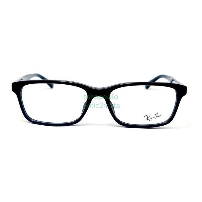 New FRAME KACAMATA RAYBAN RB5318D 2000 shiny black 55-16-145 original murah