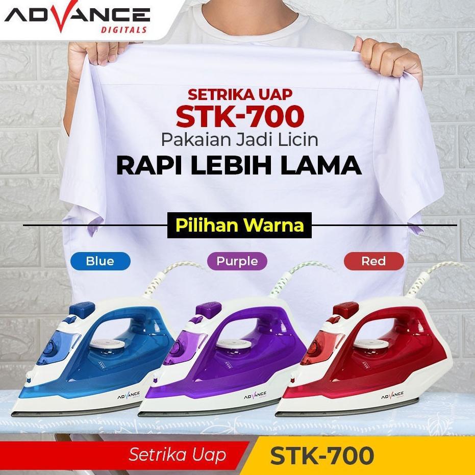 HOT SALE SETRIKA UAP ADVANCE STK-700 / SETERIKA UAP MURAH / SETRIKA UAP LISTRIK ANTI LENGKET