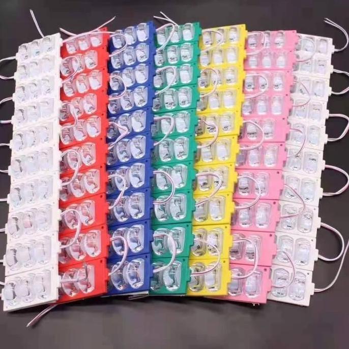 (50 PCS) LED Modul 3 Mata 7338 Alis Roda 12v Module 12 Volt SMD 2835