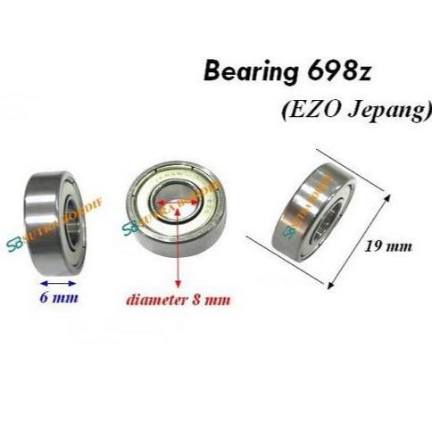 NEW bearing 698z jepang EZO ball bearing 698zz EZO Japan Bearing 698z Jepang Precision Ball Bearing 