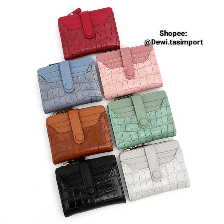 super deal (import korea) dompet lipat wanita dompet kecil wanita dompet mini wanita dompet kartu wa