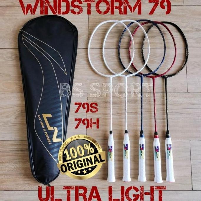 RAKET BADMINTON LINING WINDSTORM 79 WS79 WS 79 S WS 79 H ORIGINAL