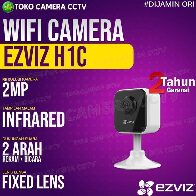 NEW EZVIZ H1C 2MP 1080P KAMERA CCTV WIFI KAMERA IP CAMERA WIRELESS ORI