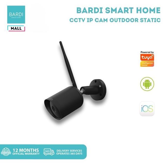 NEW BARDI SMART IP CAMERA OUTDOOR CCTV STATIC IPCAM STC DENGAN SLOT SD CARD 256GB, NIGHT VISION, DAN