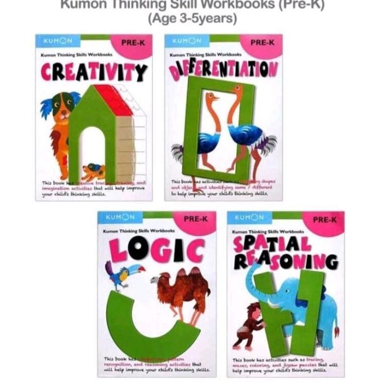 Buku Kumon Thinking Skills Workbooks, Buku Kumon Aktifitas Anak