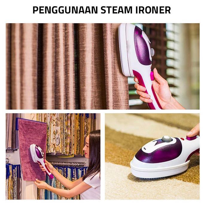 PROMO TERBARU Setrika Listrik Uap Mini / Mini Steam Iron / Setrika Listrik Mini