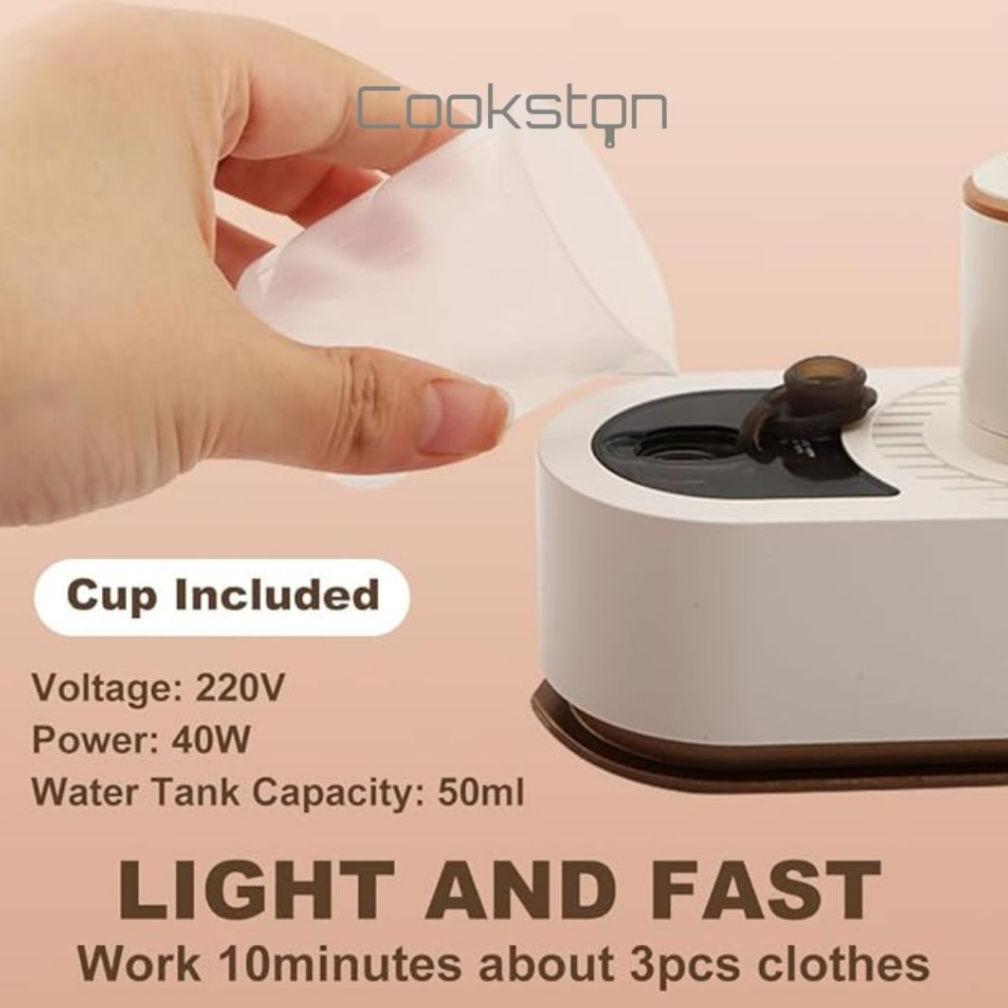 BESTPROMO COOKSTON Setrika Mini Uap Portable - Steam Iron Mini