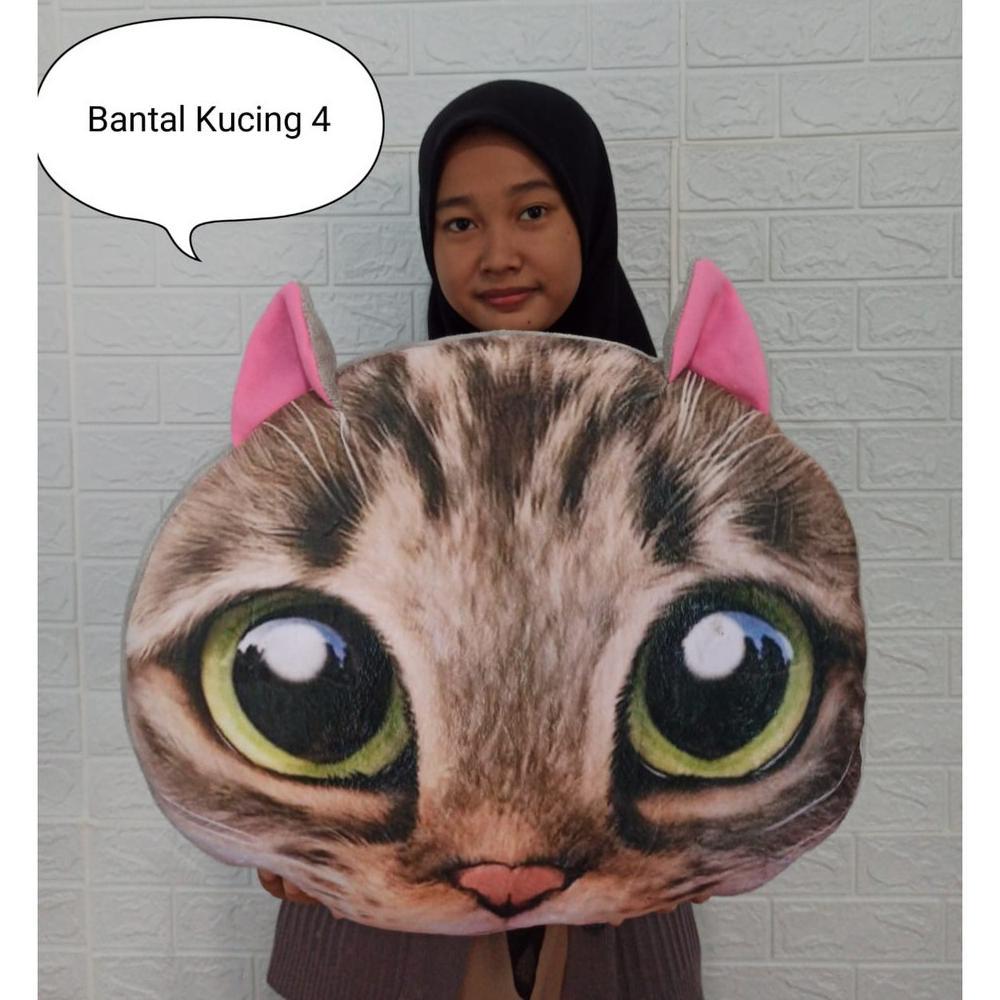 Tahan Lama  Bantal Boneka Kucing Cat Lucu Boneka Jumbo Bantal Kucing Bantal Karakter Hewan