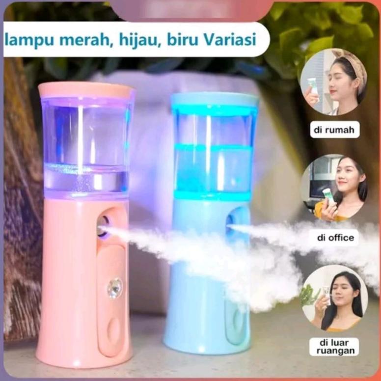 NEW OmFu Nano Spray Perawatan Wajah Mini Mist Sprayer Portable Mini Nano Spray Fs01