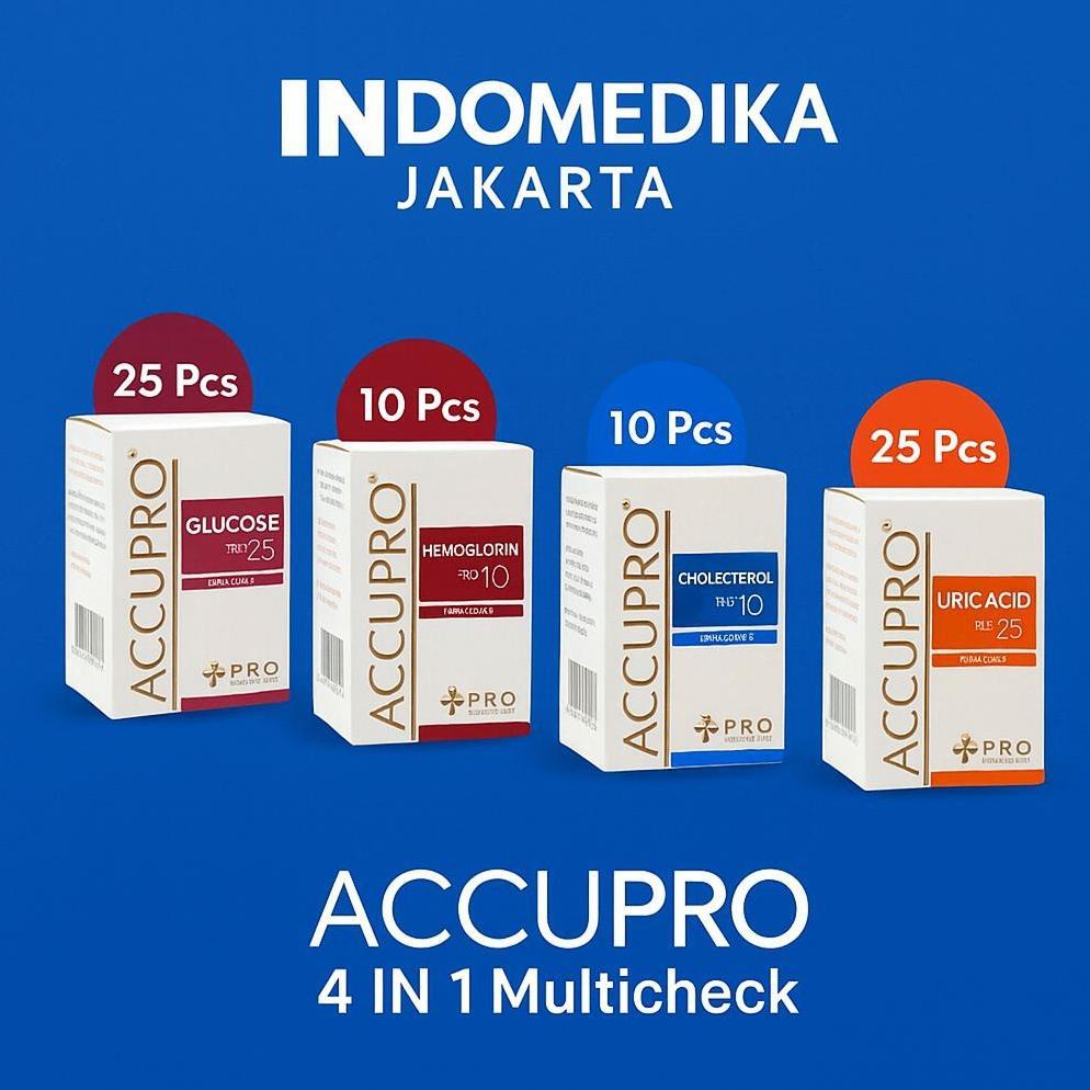 Terlaris Strip Alat Accupro / Cholesterol accupro / Uric Acid accupro/Hemogoblin accupro/Glucose Acc