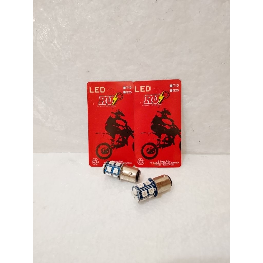 BOLAM BOHLAM DOP LAMPU STOP LED KEDIP JAGUNG BIRU