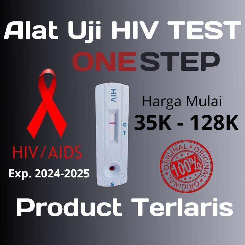 Terlaris Terlaris HIV 1/2 Test mandiri | alat uji tes HIV Aids akurat 1pcs/set