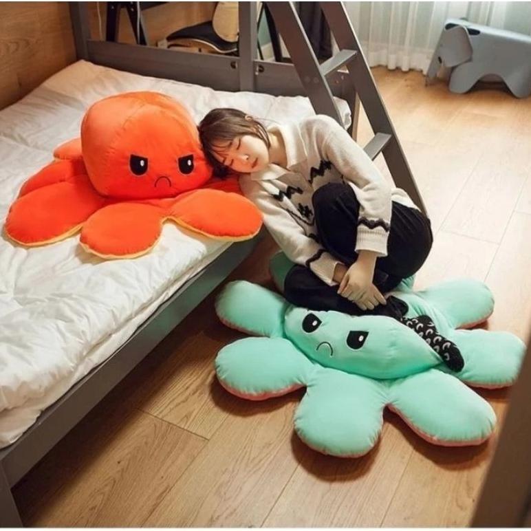 Termurah Boneka Gurita Jumbo Lucu & Besar Bahan Lembut, Empuk, Menggemaskan
