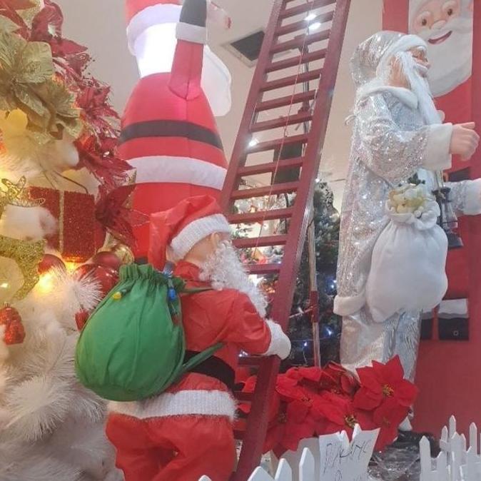 HARGA DISC - santa manjat tangga 3 Meter